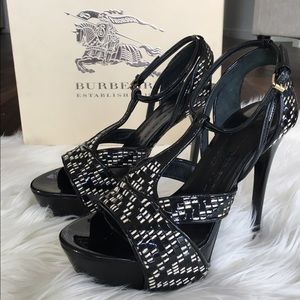 Burberry Milford Platform Heels