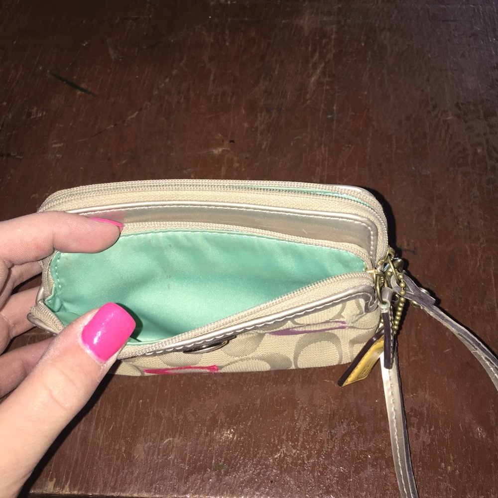 Coach wristlet.
