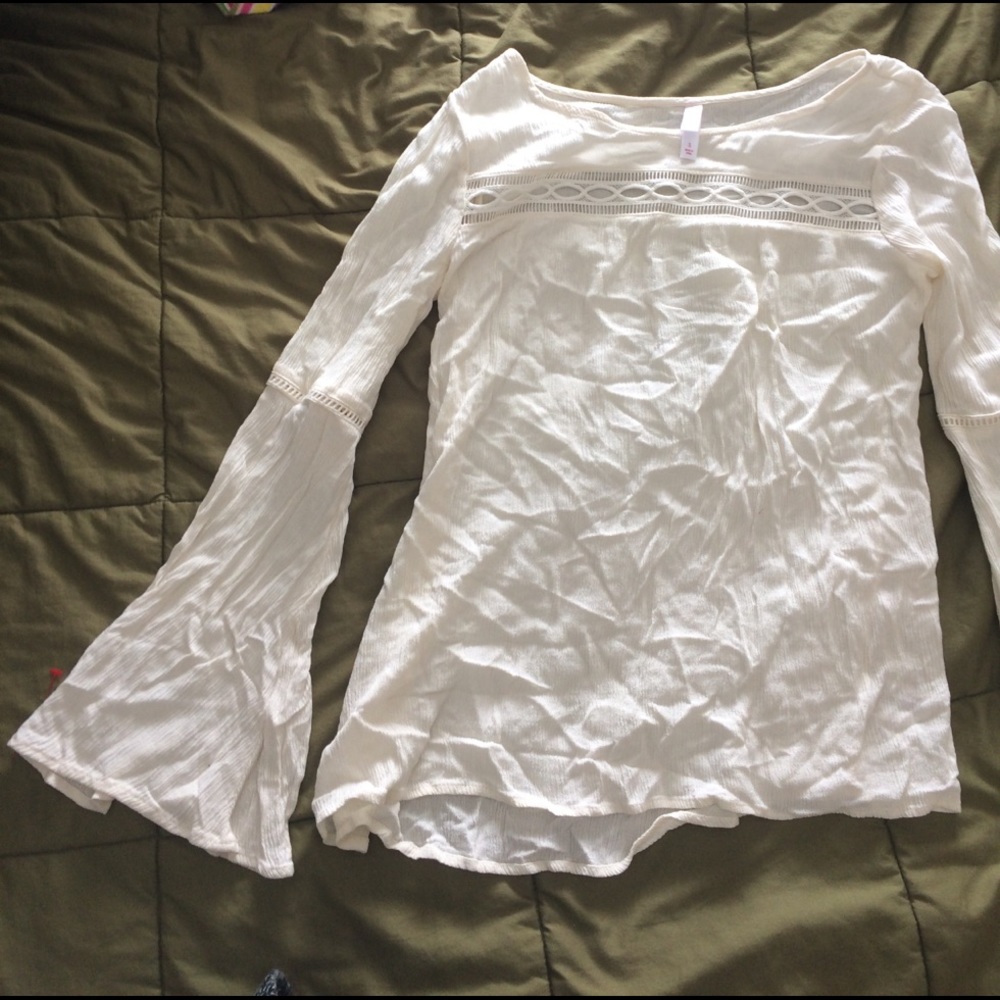 Bohemian white long sleeve