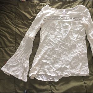 Bohemian white long sleeve