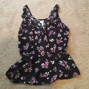 Floral tank top