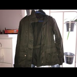 Green utility jacket size small