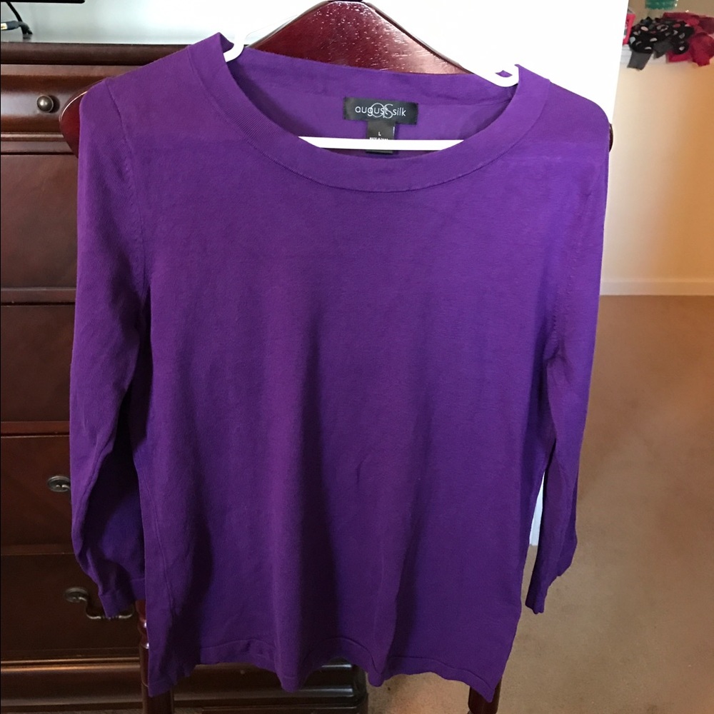 Macys sweater-purple. 💜💜💜Great quality. Soft!