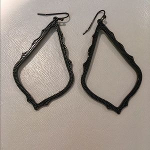 Kendra Scott Gunmetal Sophee earrings