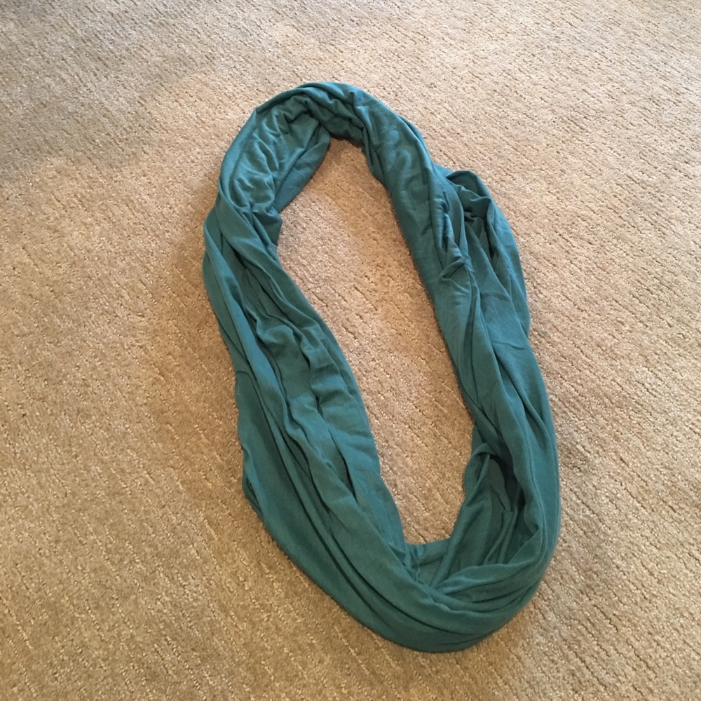 Teal blue scarf