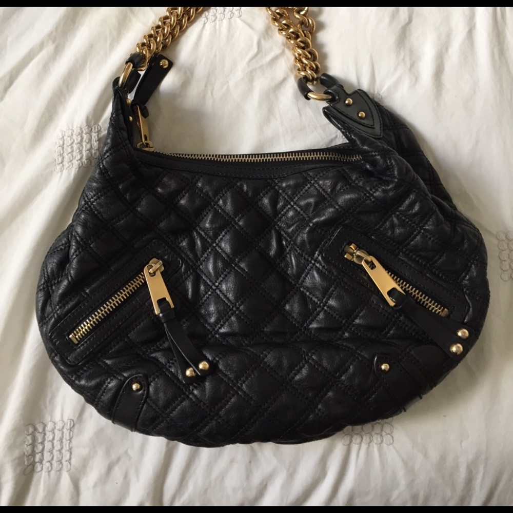 Authentic Marc Jacobs quilted  bag w/ chain strap