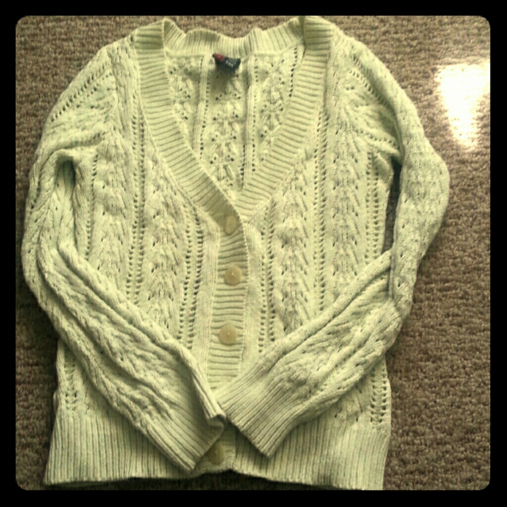 Nautica cotton weave cardigan