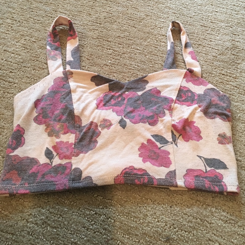 Floral crop top