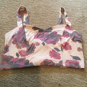 Floral crop top