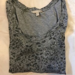 Banana Republic grey scoop neck t-shirt