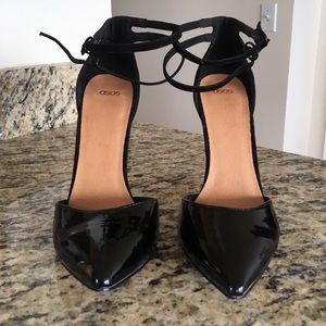 Patent Leather & Suede heels