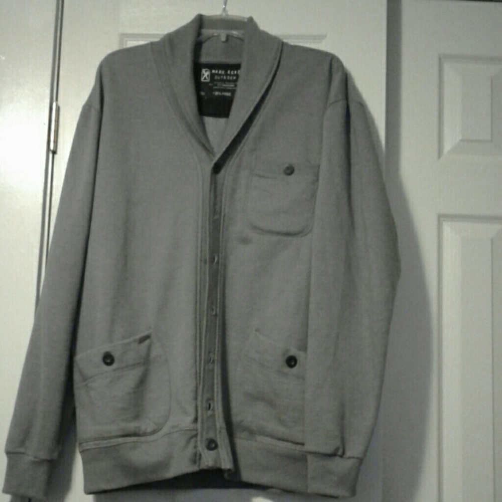 Mens shawl sweater & t-shirt