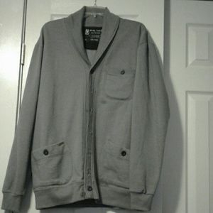 Mens shawl sweater & t-shirt