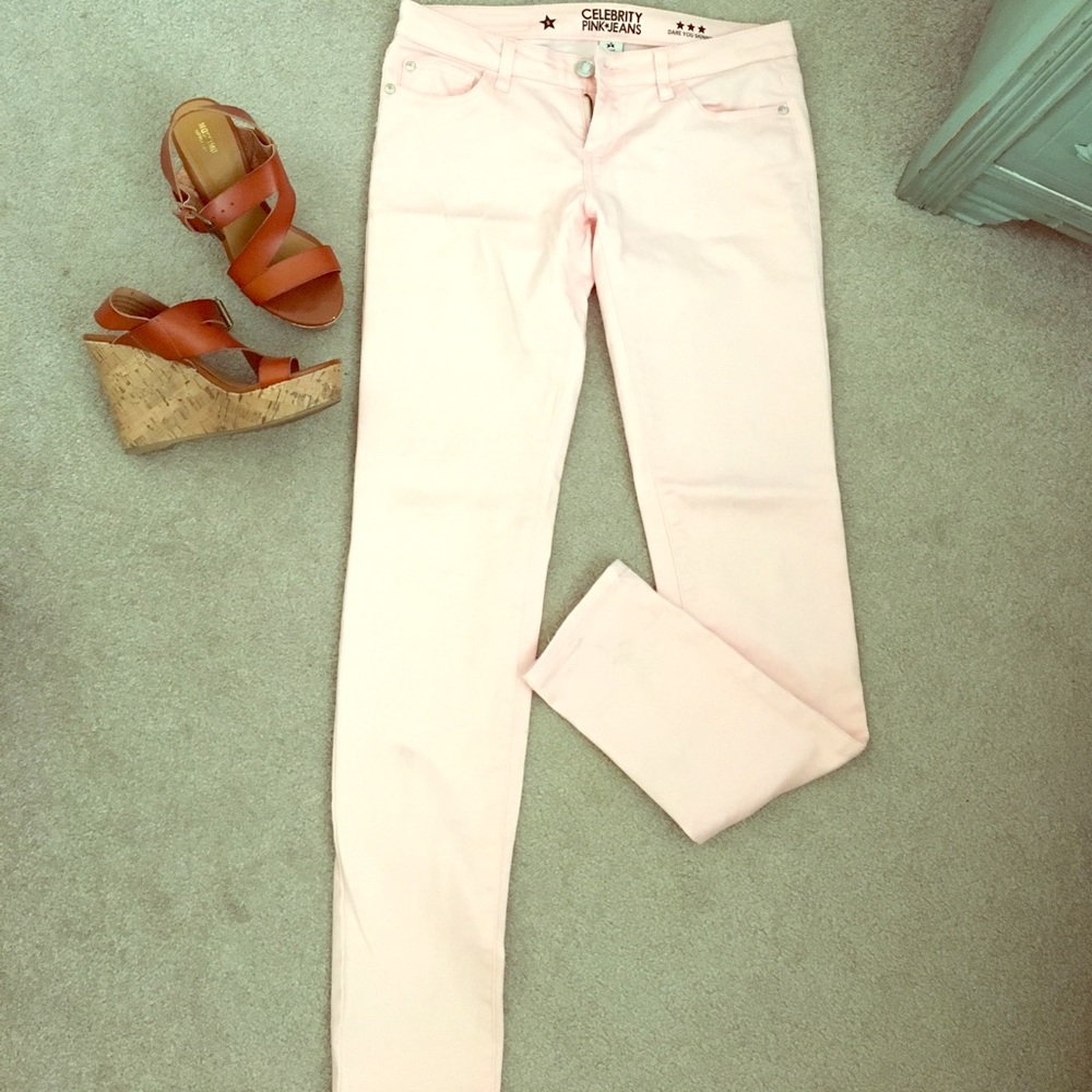 Pink jeans