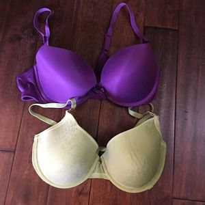 34D bras. Maidenform and Natori