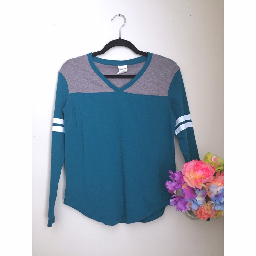 VS PINK Varsity Long Sleeve Shirt