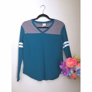 VS PINK Varsity Long Sleeve Shirt