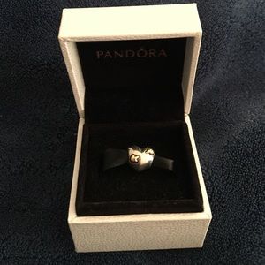 Real Gold Pandora heart charm