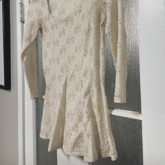 Free People Ivory Daisy Peplum - Picture 4 of 5