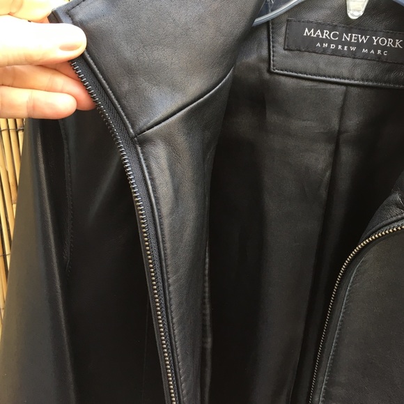 Black leather jacket- - Picture 4 of 7