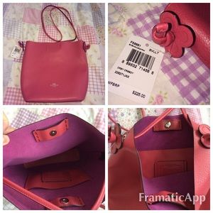 Coach 🌸Boho Chic🌸 Leather Crossbody