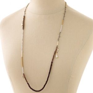 Stella & Dot Neutral Tone Reina Necklace NWT