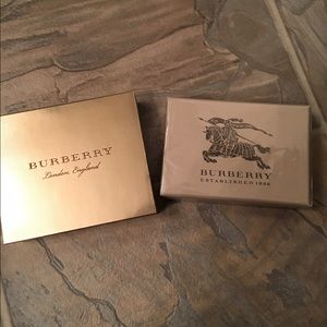 Two Burberry beauty boxes