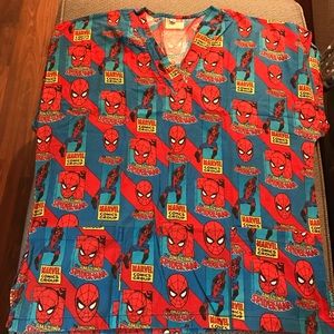Spider-Man Scrub Top