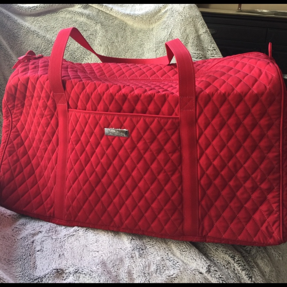 Vera Bradley large duffle in Tango Red