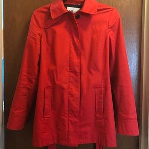 Banana republic orange rain coat