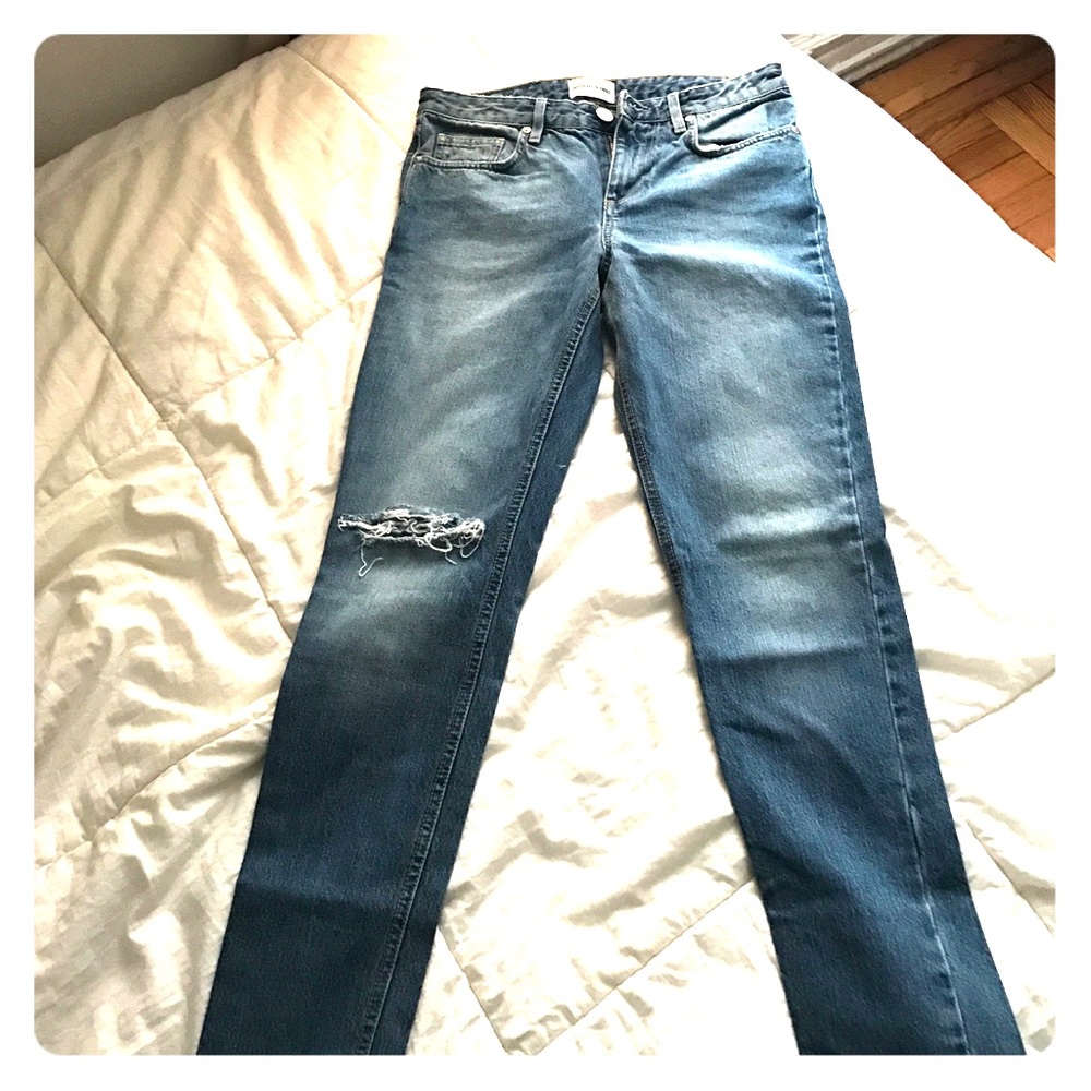 Won Hundred Jessie Ripped Knee Jeans.