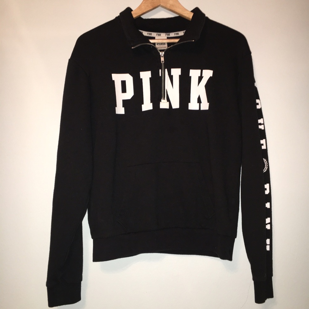 VS Pink Half Zip Up
