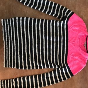 Gap pink and blue nautical sweater