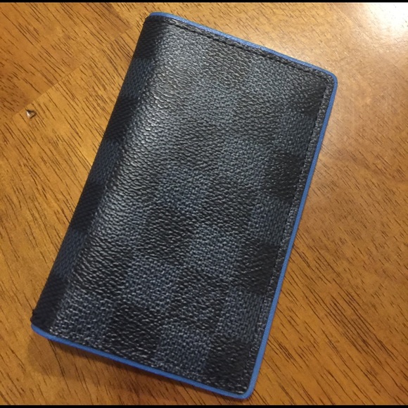 Authentic Louis Vuitton Damier Cobalt Wallet Men - 