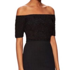 NWT French Connection Crop Top in Havana Lace