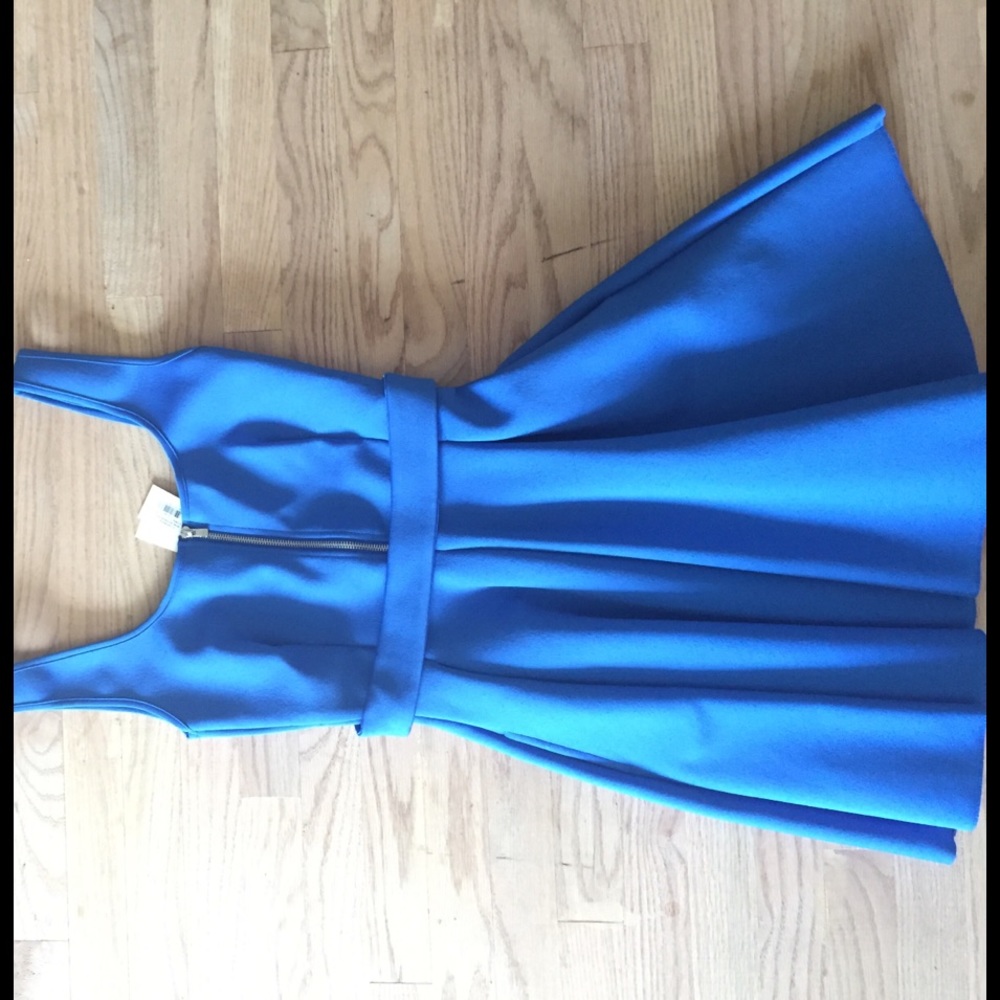 Maje cobalt neoprene dress - Picture 2 of 8