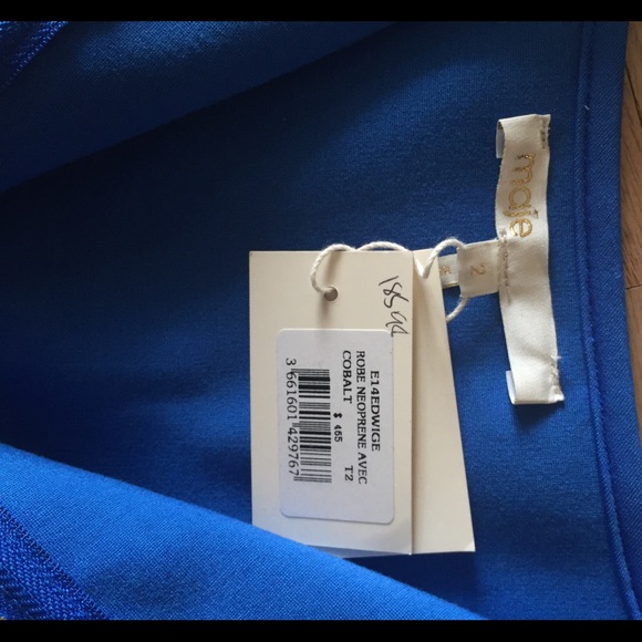 Maje cobalt neoprene dress - Picture 3 of 8