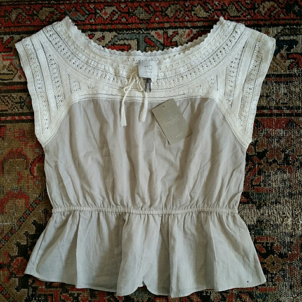 Anthropologie Lace Top