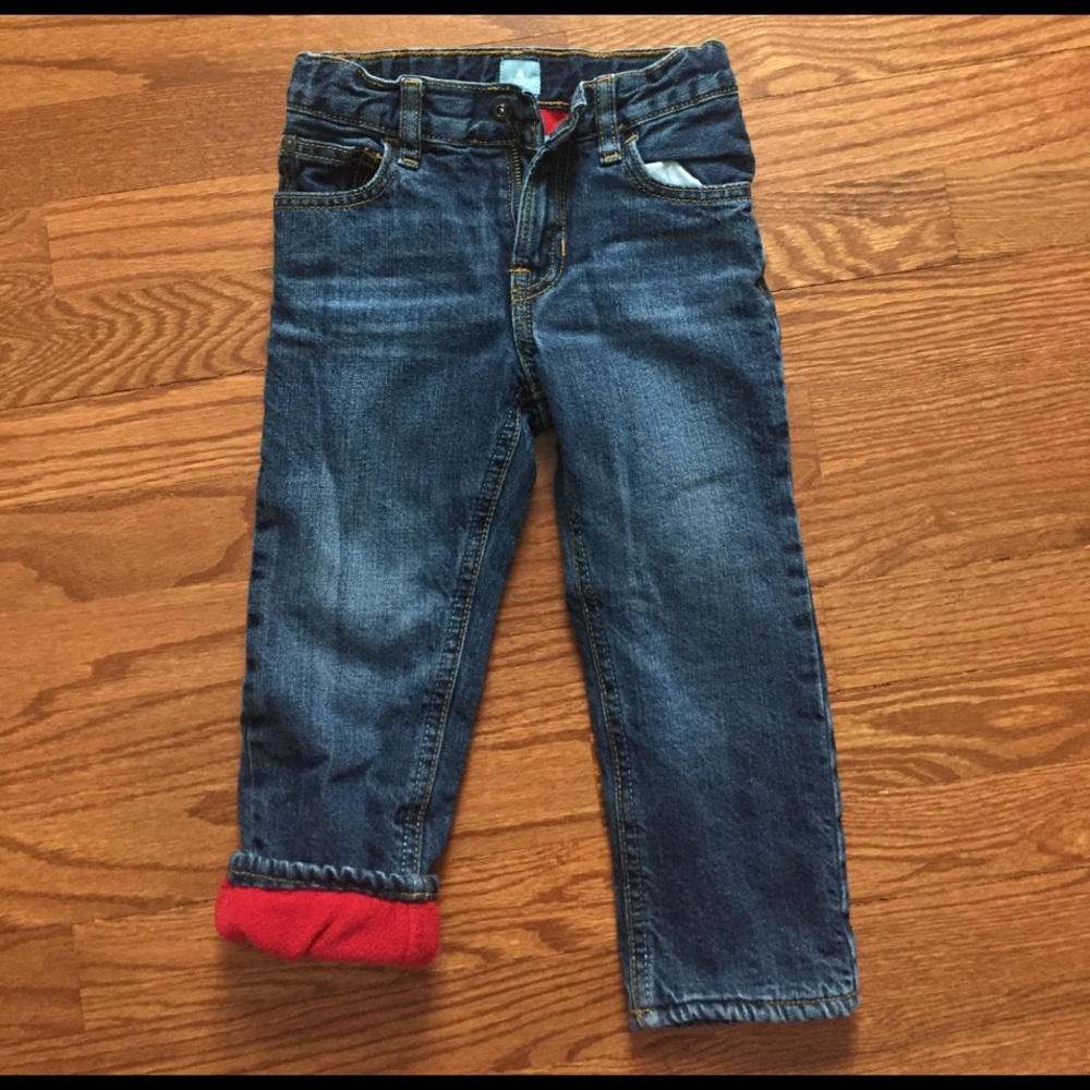 Baby gap fleece-lined denim 2T