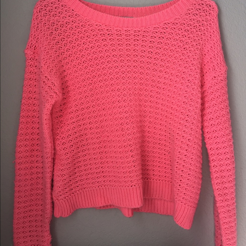 Hot pink sweater