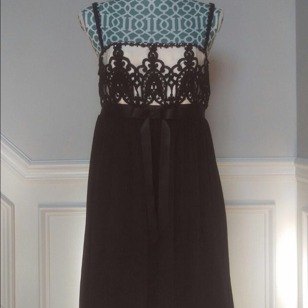 Jessica McClintock Lace Accent Dress - Sz 6, 8