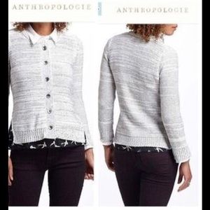 Anthro Field and Flower Layered Look Cardigan
