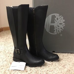 Timberland Savin Hill Wide Calf Riding Boots 7