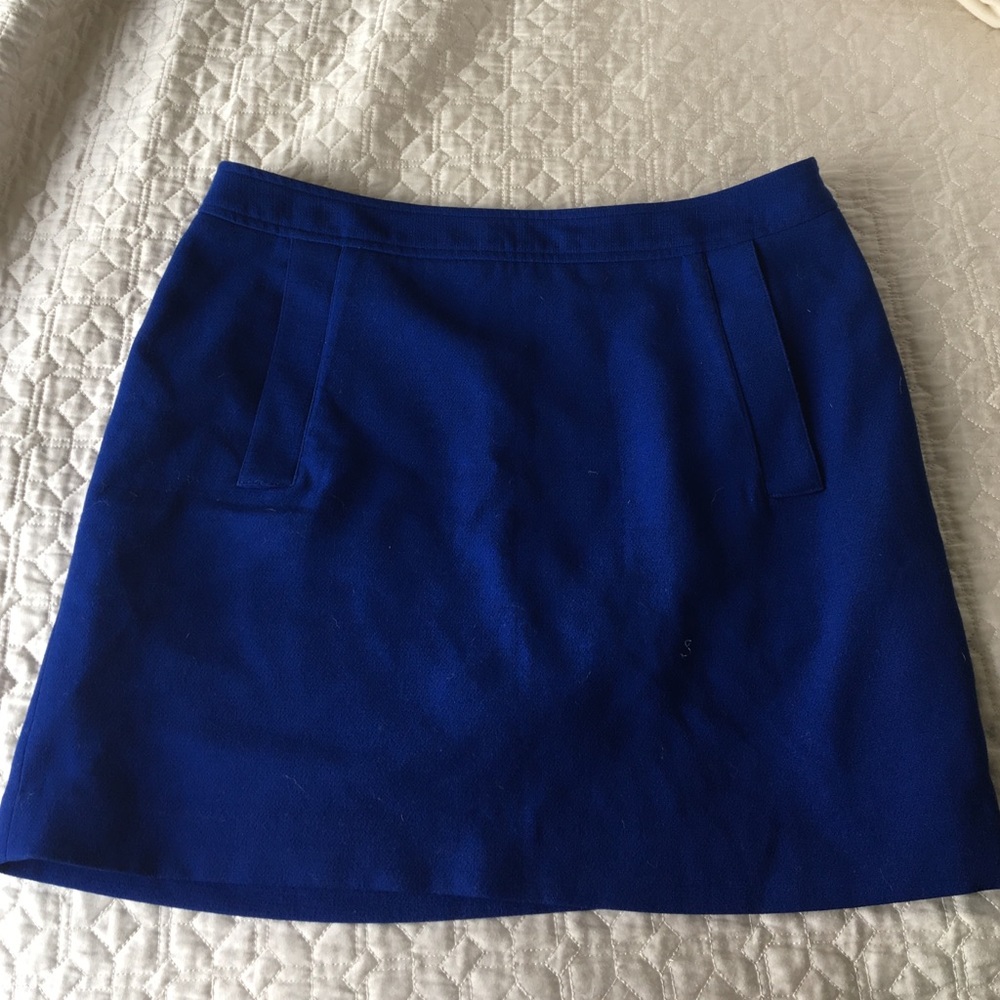 Banana republic royal blue skirt