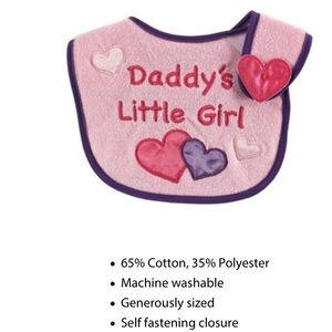 Daddy's girl bib NWT 👶👶