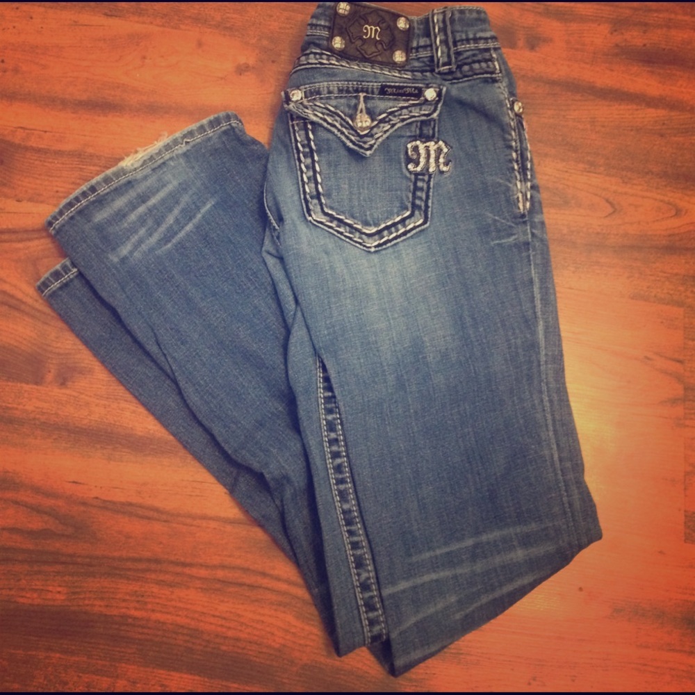 Miss Me boot cut medium wash jeans