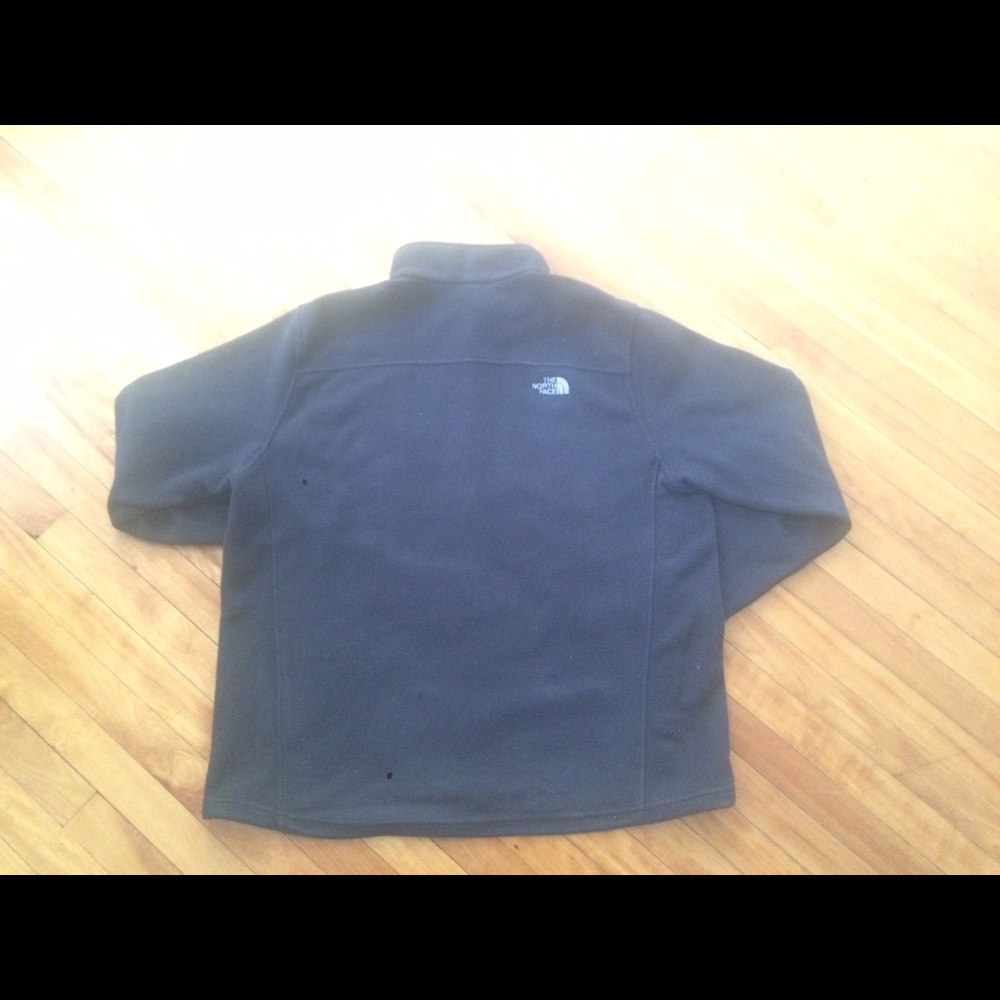 SOLD🐘The North Face dark gray Zip-up Men fleece - Picture 2 of 4