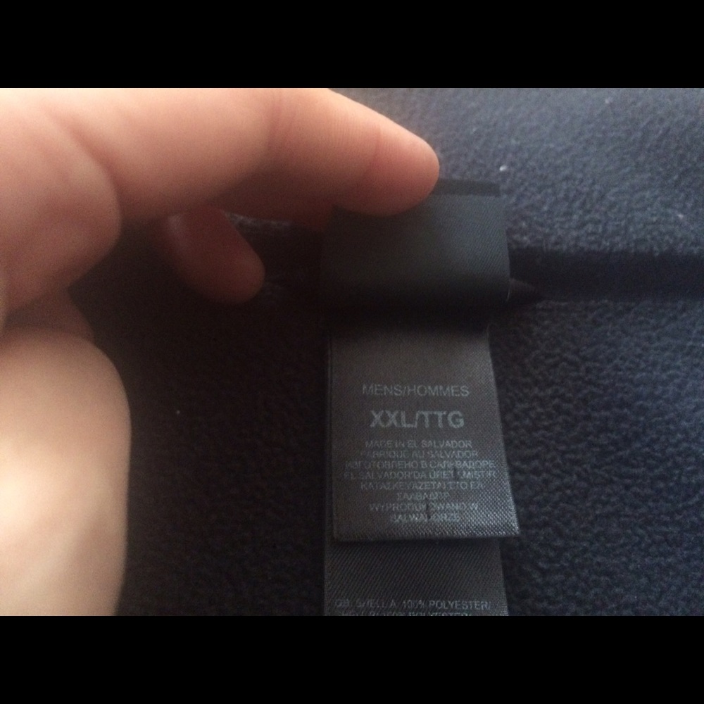 SOLD🐘The North Face dark gray Zip-up Men fleece - Picture 4 of 4