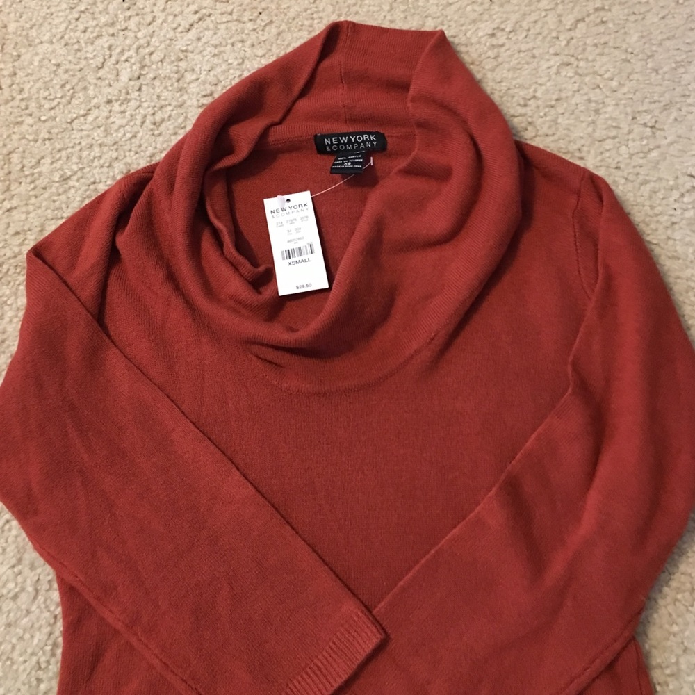 Brand New  brown super soft turtleneck