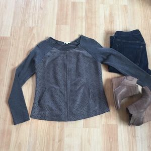 Anthropologie Cut-Out Sweater